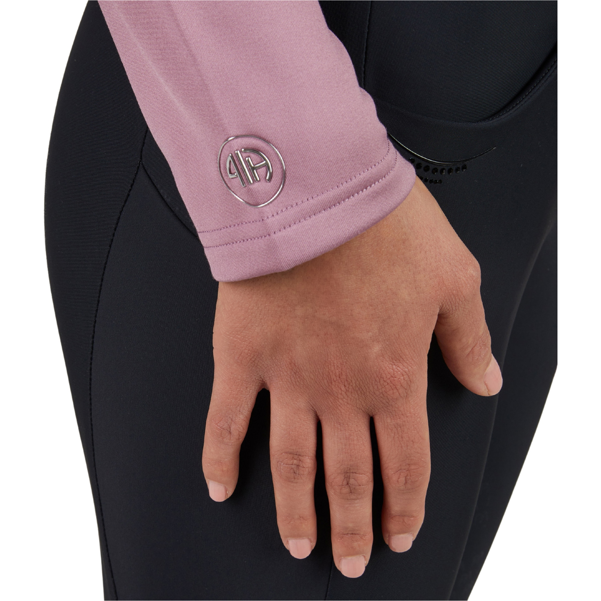 2025 Pikeur Damen Pikeur Rolle Ausschnitt Top 828700 228 740 - Berry Blush
